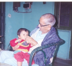 With Great Grandson Varun
