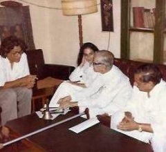 With Muzaffar Ali