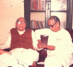 With Kamlapati Tripathi
