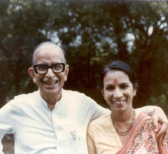  With Mrinalini Sarabhai