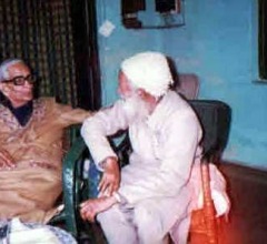 With Sunderlal Bahuguna
