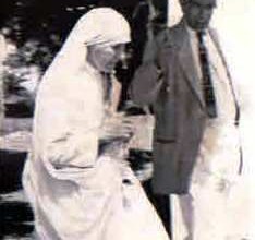 With Mother Teresa