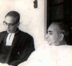 With Kamlapati Tripathi