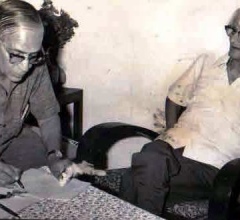 With Sumitra Nandan Pant