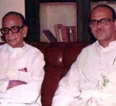 With  V.P. Singh