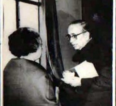 With Indira Gandhi