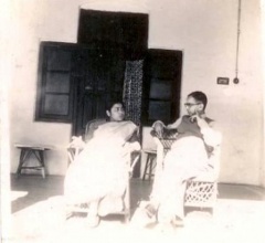 With Sucheta Kripalani