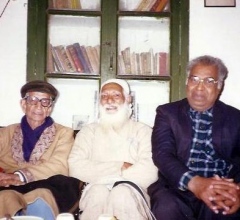 With Sunderlal Bahuguna