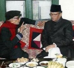 With  V.P. Singh